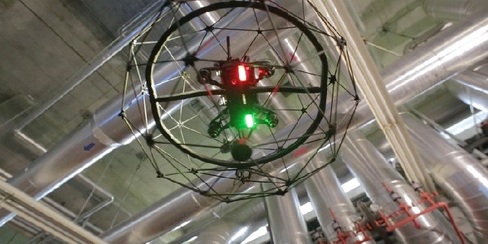 titulo Un dron anticolisiones para explorar el subsuelo